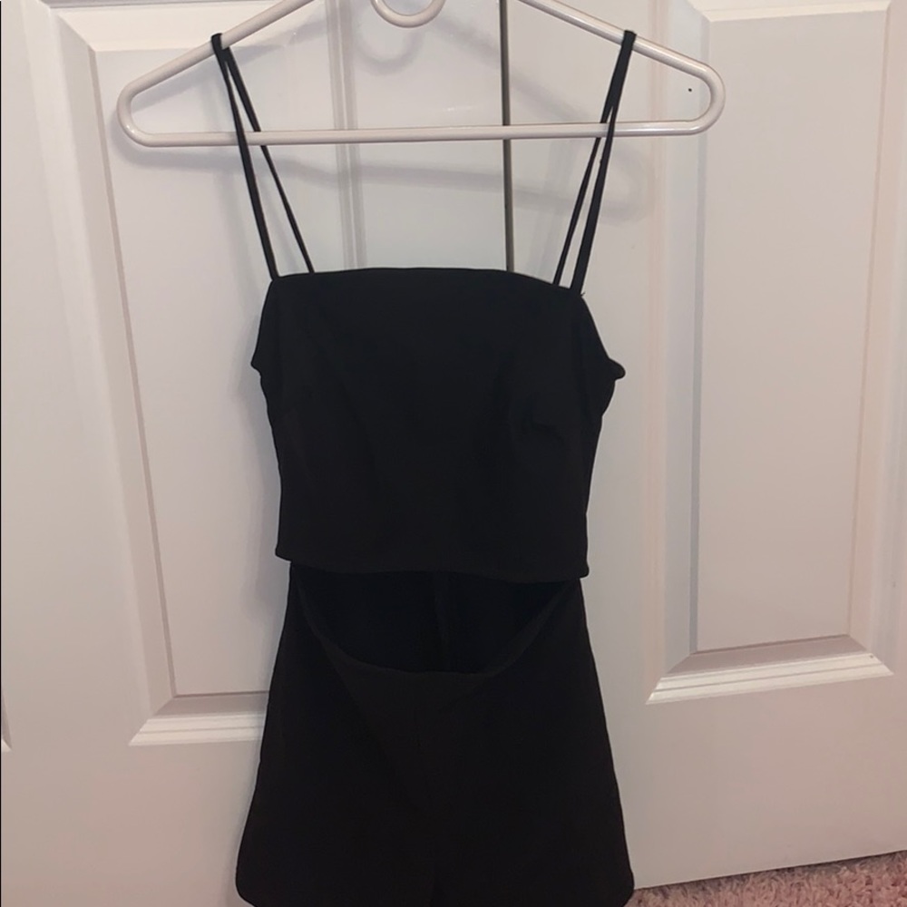 Black Silence + Noise cut out romper, size small